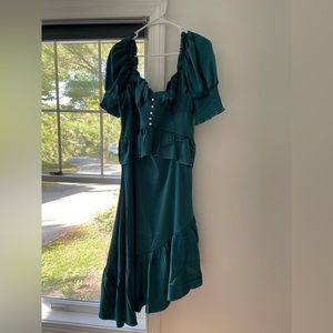 80s Prom Dress - Large